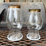 Retti Rook Glass Cup in Electrum