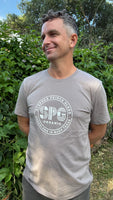 New SPG Homeblown in Buda Texas Screen Print Tee Shirt in Pebble Brown