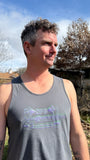 Tank Top Tri-Lathe Screen Print Gray