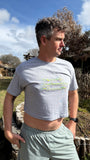 Crop Top with Tri-Lathe Screen Print