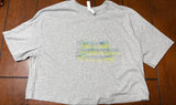 Crop Top with Tri-Lathe Screen Print
